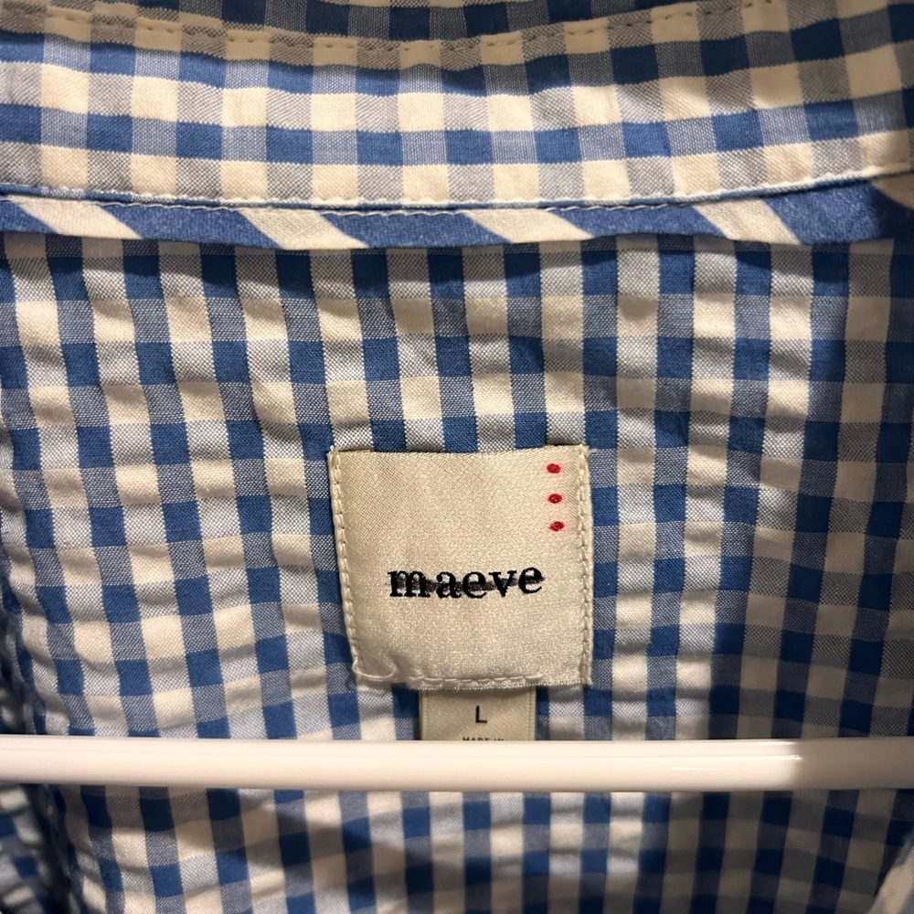 Maeve Patchwork Tea Towel Button Down - image 2